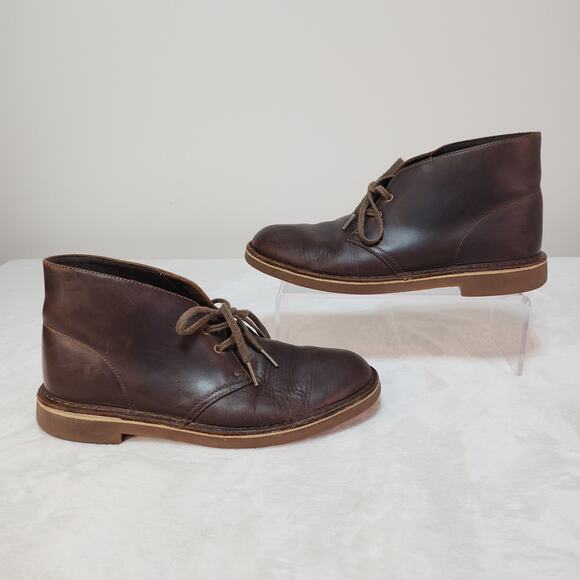 Clarks Men’s Desert Chukka Boots 8.5 Brown Leather Weathered Retro Heritage main image 7